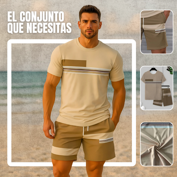 BreezeSet™ – Conjunto masculino casual para playa