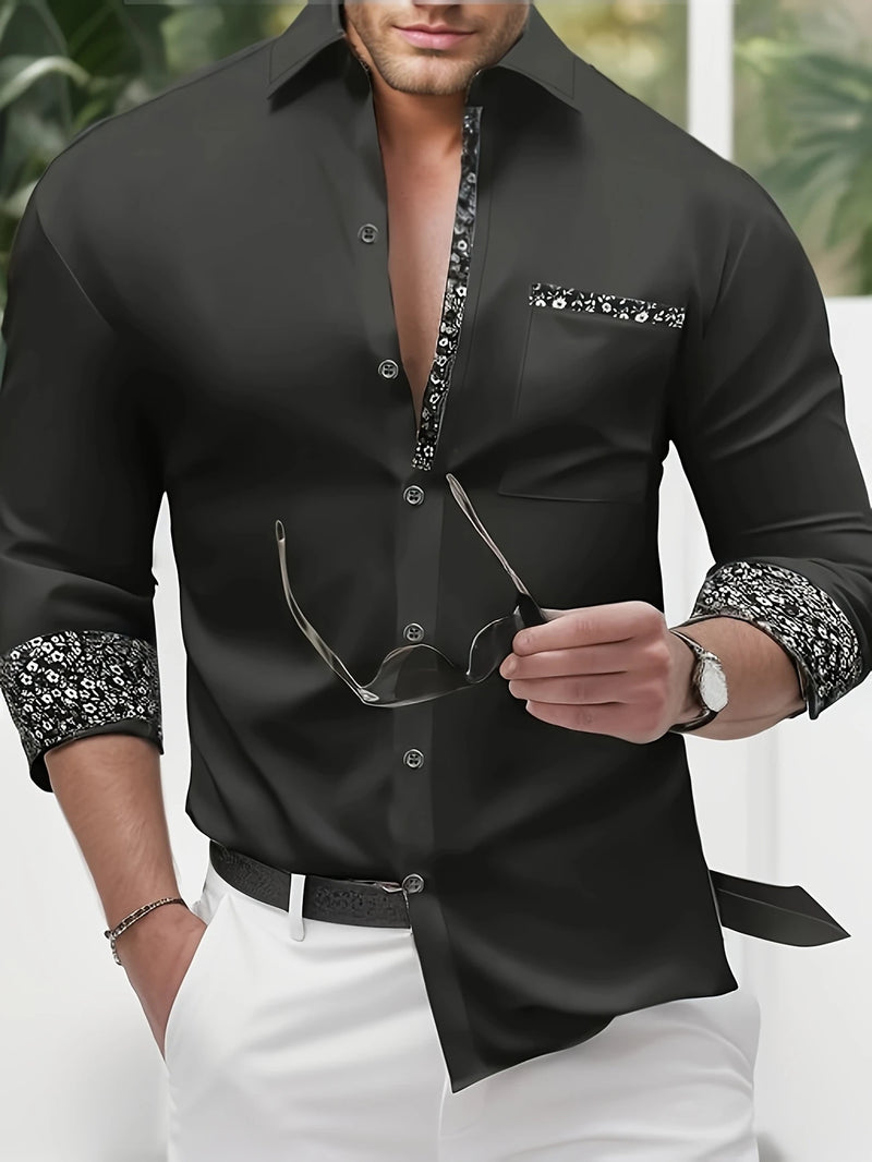 BLOOM FUSION - Camisa Con Decorados Florales