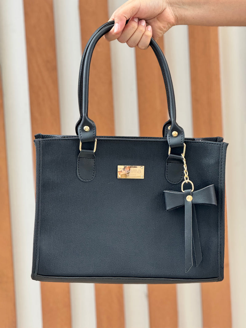 SweetCharm™ – Bolso Elegante con Detalle de Lazo