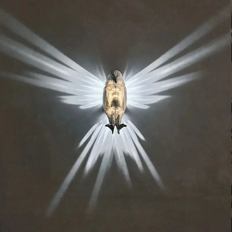 ArteLuz 3D – Aplique Modernista con Diseño Animal