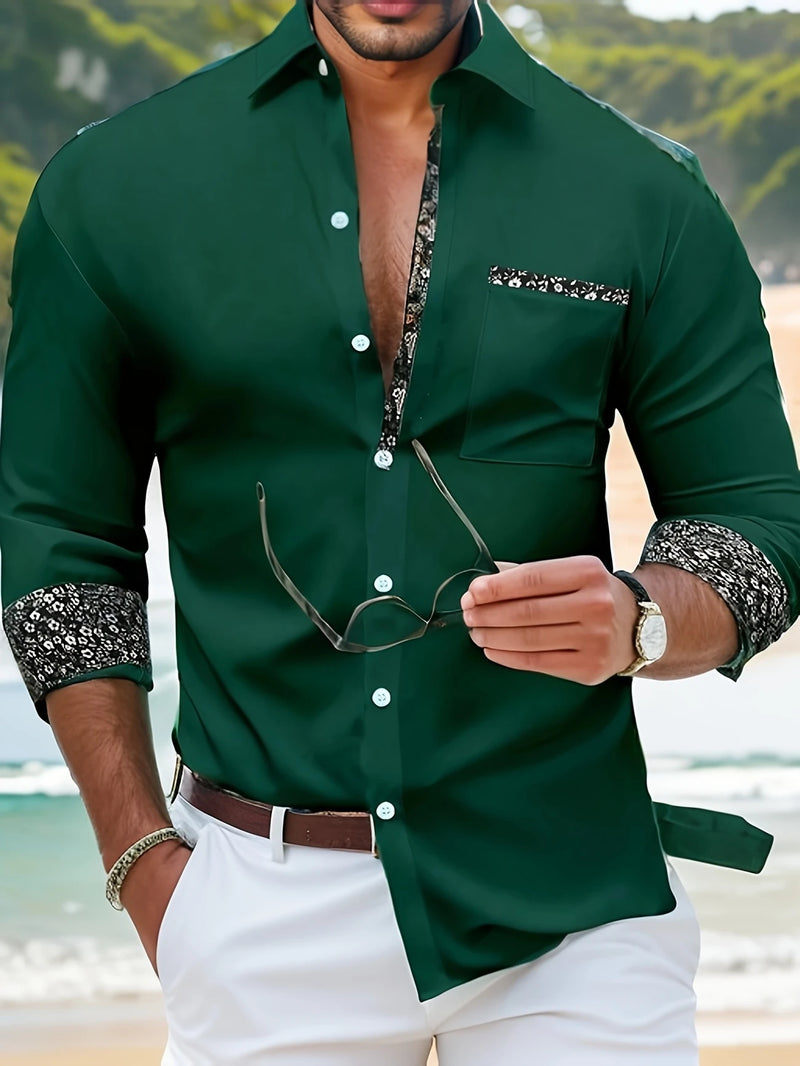 BLOOM FUSION - Camisa Con Decorados Florales