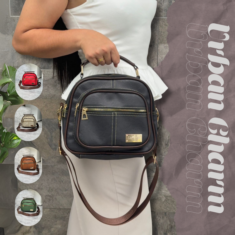 UrbanCharm™ – Bolso Casual de Doble Uso + Caja premium